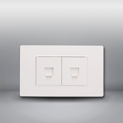 人民電器，人民電器集團，人民電器集團有限公司，中國人民電器，雙電腦插座(R118H)