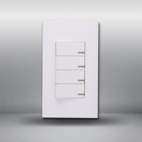 人民電器，人民電器集團(tuán)，人民電器集團(tuán)有限公司，中國(guó)人民電器，四聯(lián)雙控開(kāi)關(guān)(R120WD)