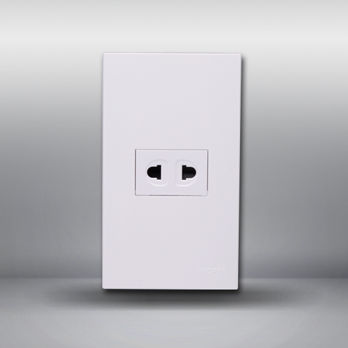 人民電器，人民電器集團(tuán)，人民電器集團(tuán)有限公司，中國(guó)人民電器，一聯(lián)二極插座(R120WD)