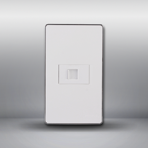 人民電器，人民電器集團，人民電器集團有限公司，中國人民電器，一聯(lián)電話插座(R120WF)