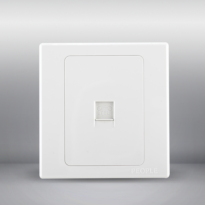 人民電器，人民電器集團，人民電器集團有限公司，中國人民電器，一聯(lián)電話插座(R86D)