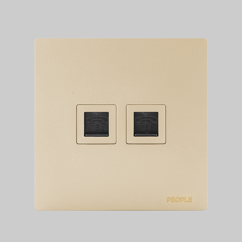 人民電器，人民電器集團(tuán)，人民電器集團(tuán)有限公司，中國人民電器，二聯(lián)電話插座(R86H5)