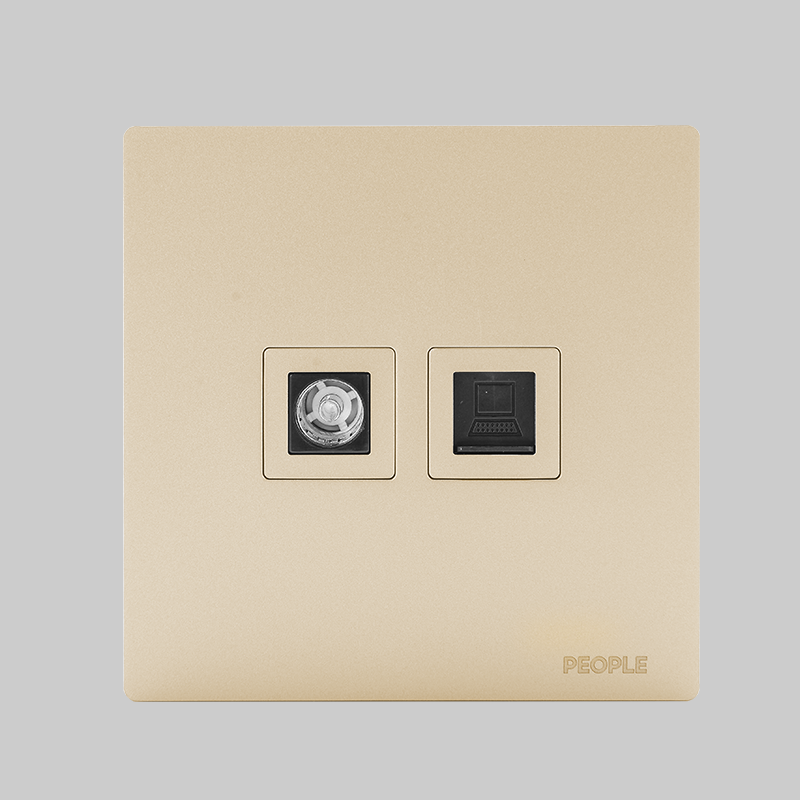 人民電器，人民電器集團(tuán)，人民電器集團(tuán)有限公司，中國(guó)人民電器，電視電腦插座(R86H5)